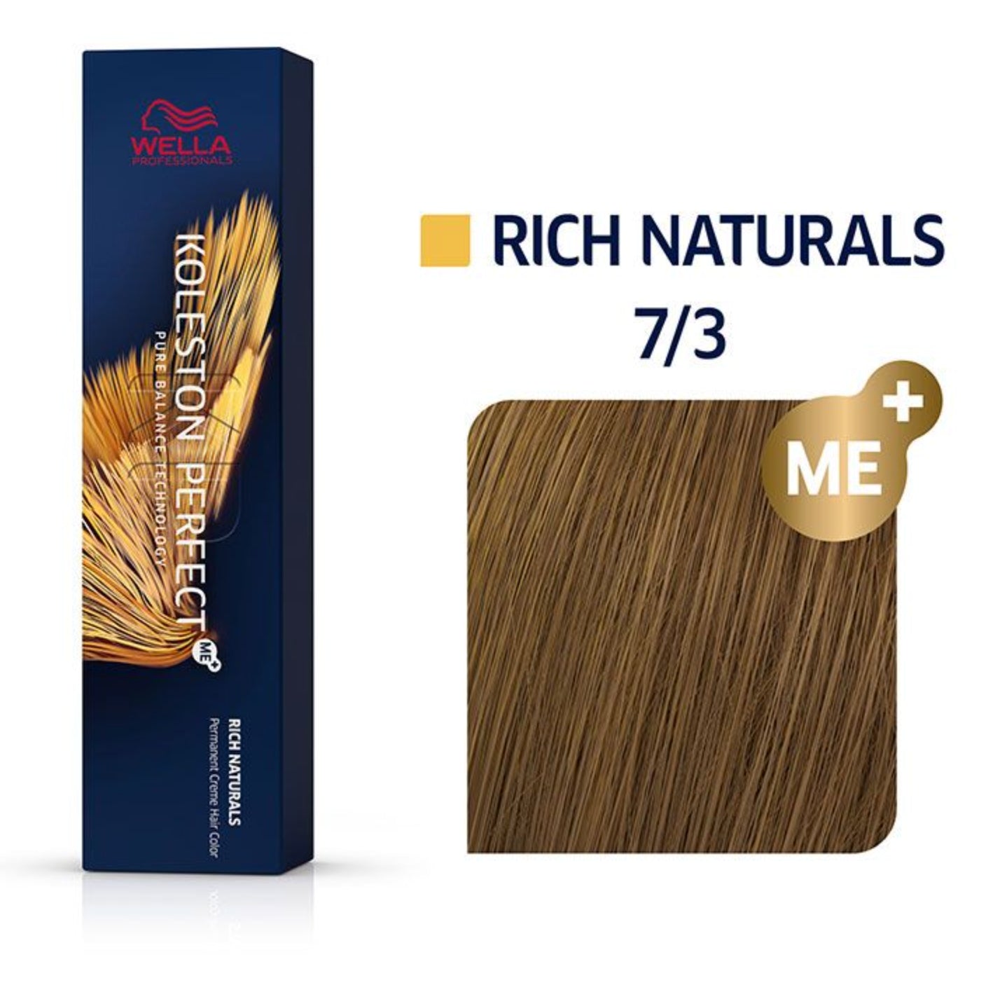 wella professionals rich naturals 7 / 3 medium golden blonde hair color