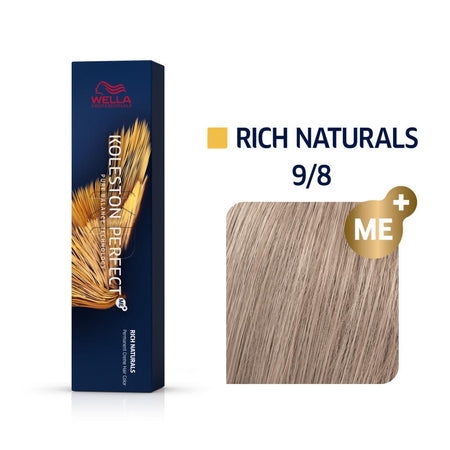 wella colour naturals 9/8 rich naturals