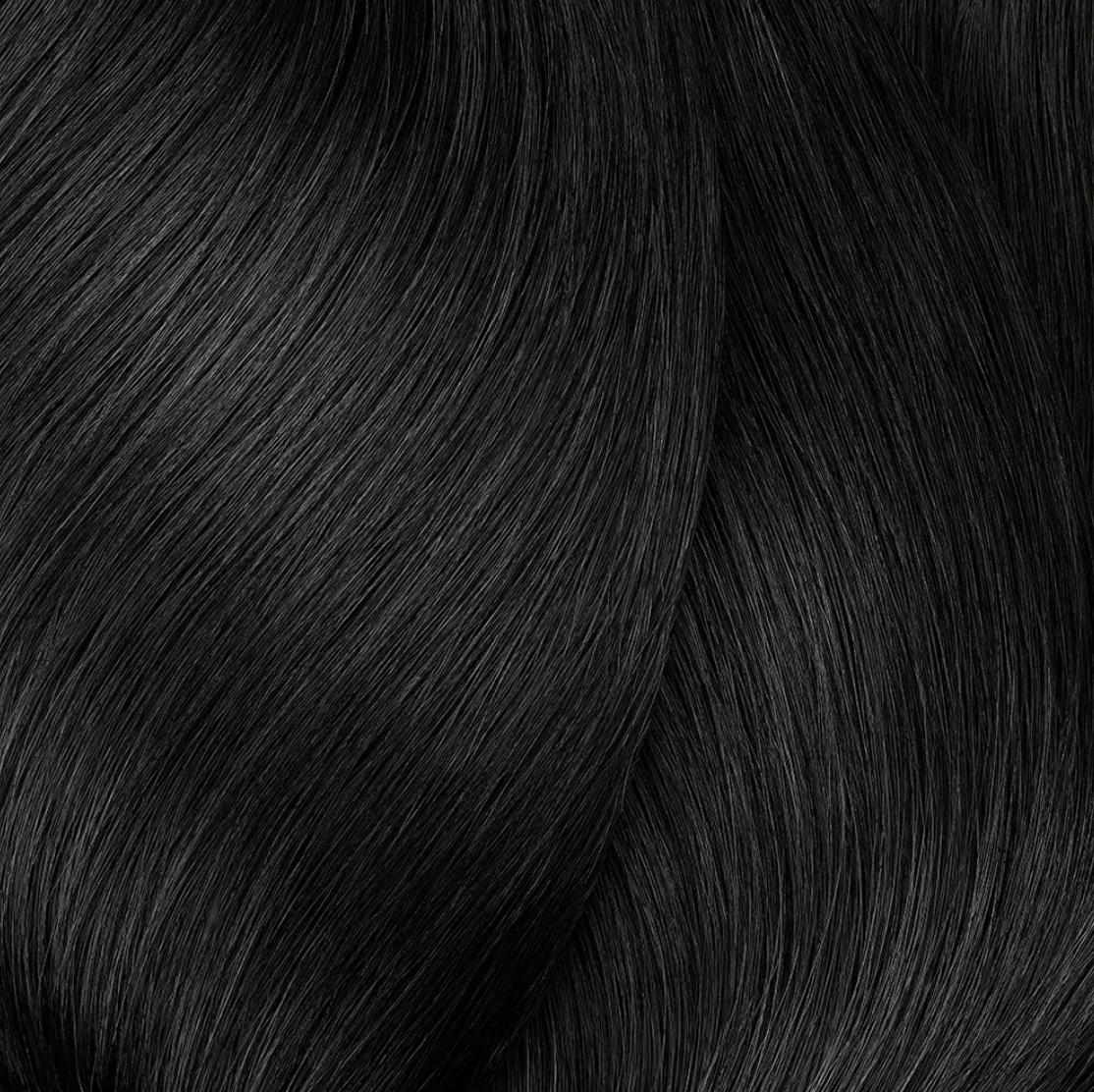 a close up of a black hair texture
