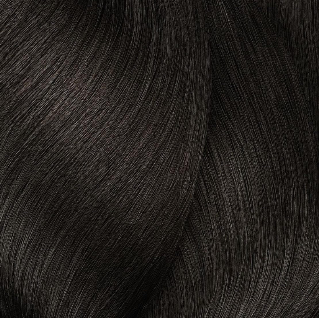 a close up of dark brown hair