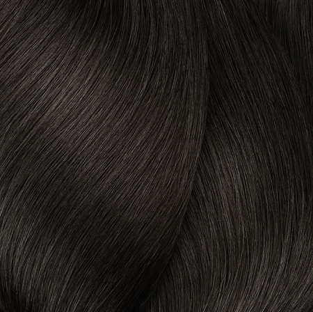 a close up of dark brown hair