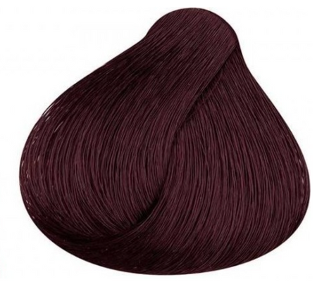 a dark brown hair color on a white background