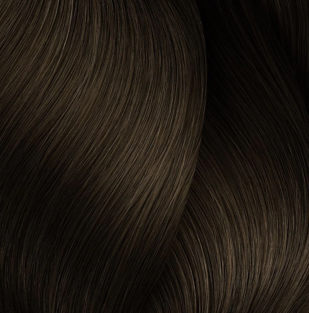 a close up of a dark brown hair