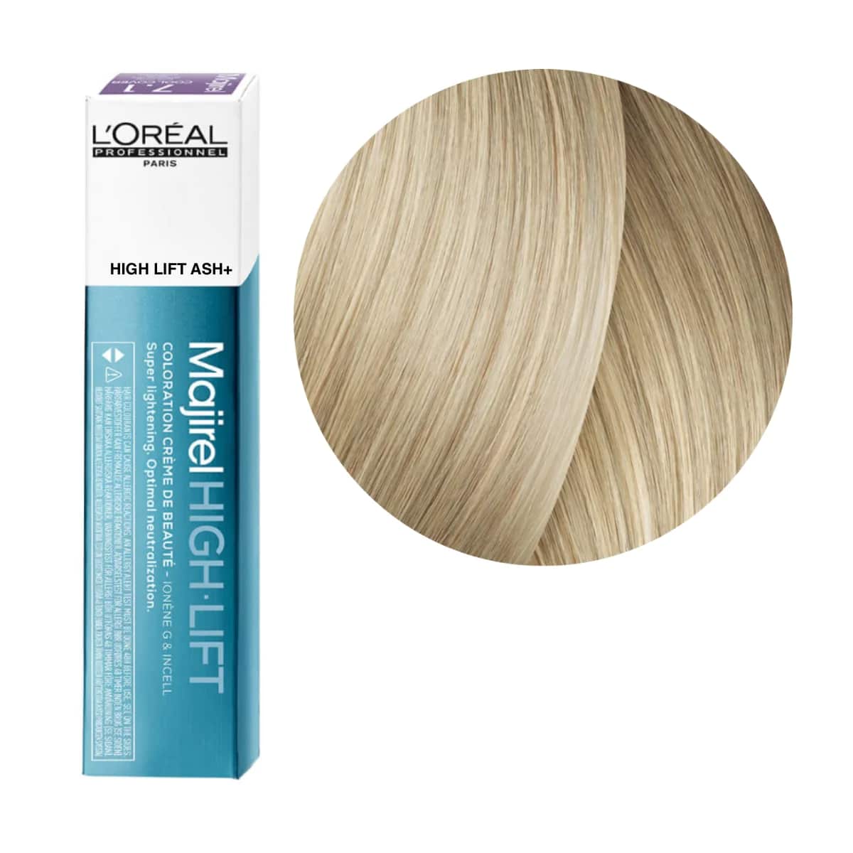 L'Oreal Majirel High Lift Hair Dye - Ultimate Transformation for Luminous Platinum Blondes & Gray Hair Coverage