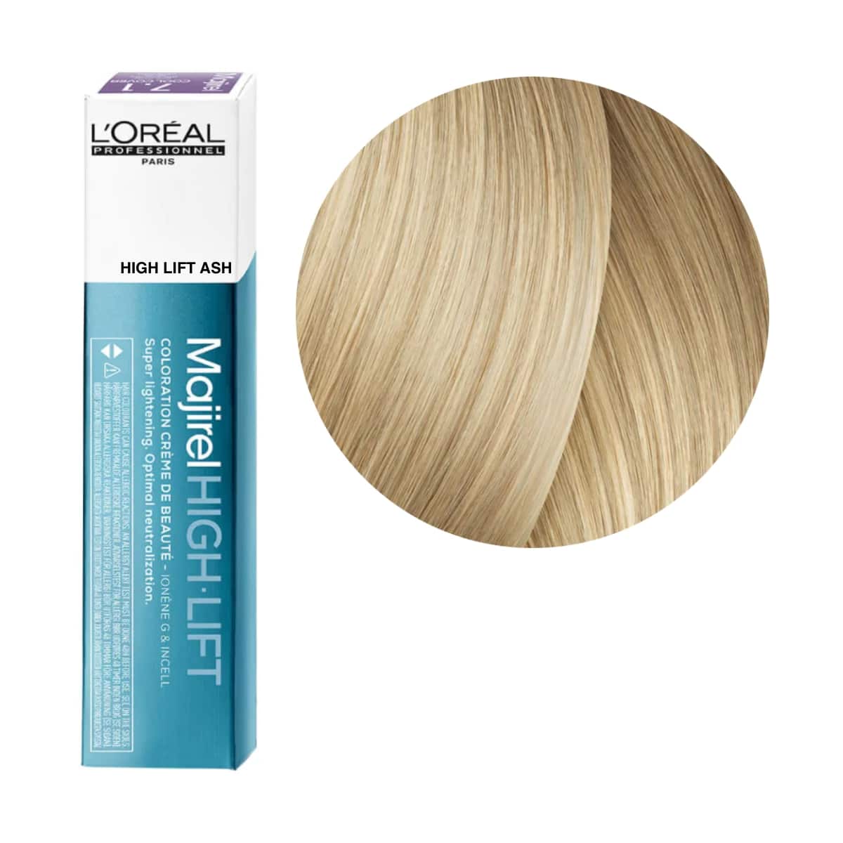 L'Oreal Majirel High Lift Hair Dye - Ultimate Transformation for Luminous Platinum Blondes & Gray Hair Coverage
