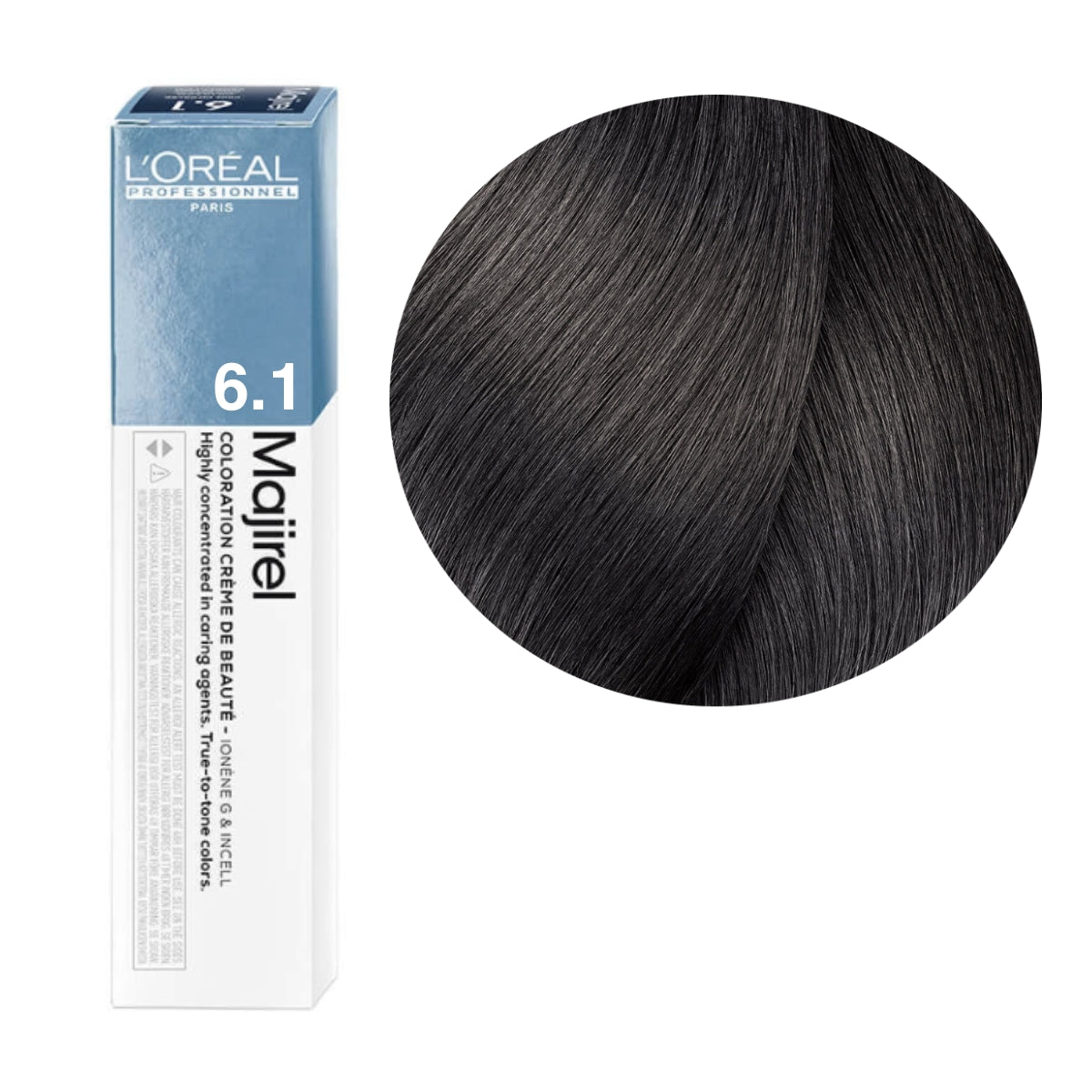 Majirel 6.1 Dark Ash Blonde - Cool Inforced