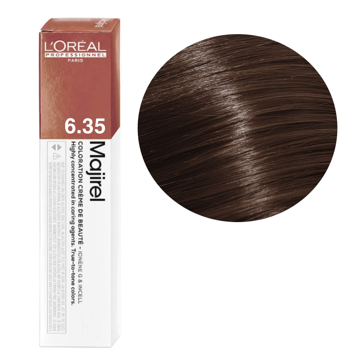 Majirel 6.35 Dark Golden Mahogany Blonde