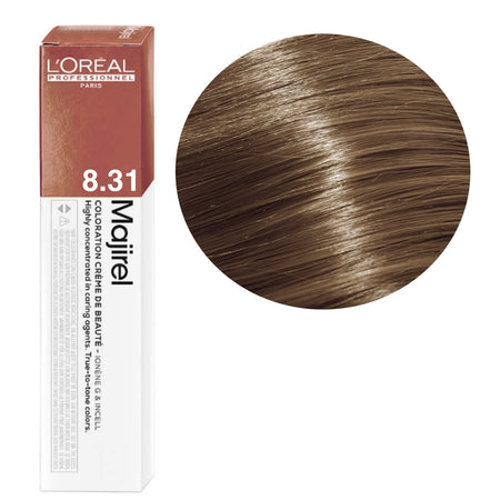 Majirel 8.31 Light Golden Ash Blonde
