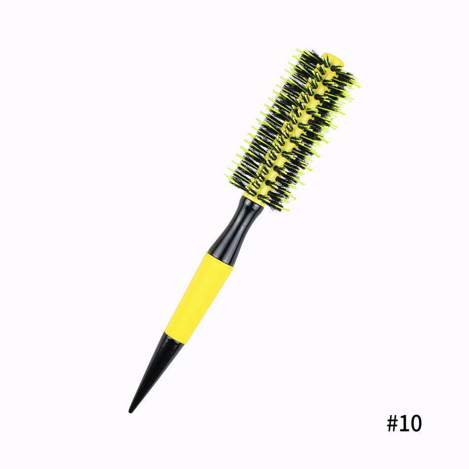 Round Aluminium Bristle Brush for Effortless Detangling and Optimal Styling - beautyhair.co.ukHair Brush