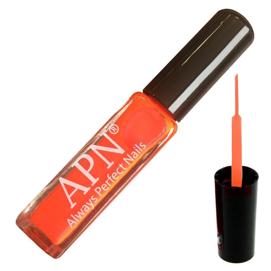 APN Nail Art Liner for Nail Polish Design line - Orange - beautyhair.co.ukNails
