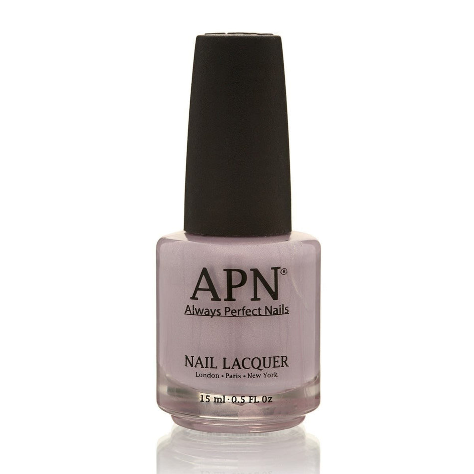 APN Happy Daze Nail Polish No.25 - Long-Lasting Lilac Nail Colour with Gold Shimmer & Pomegranate Scent - beautyhair.co.ukNail Polish
