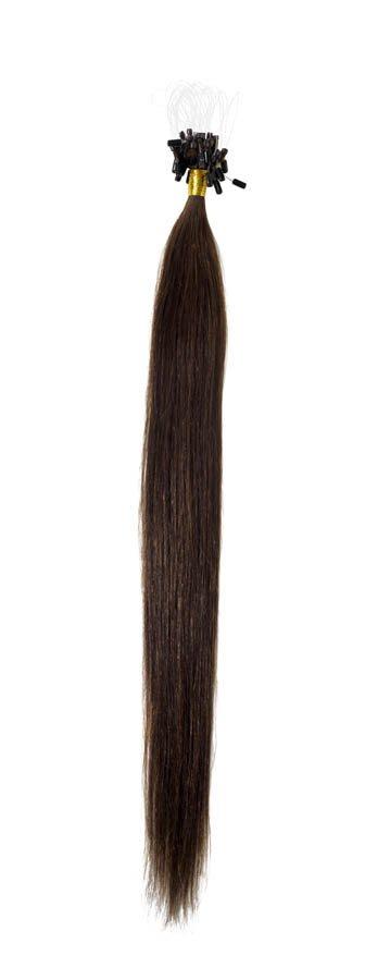 Micro Ring Hair Extensions | 22 inch Dark Brown (3) - beautyhair.co.ukHair Extensions