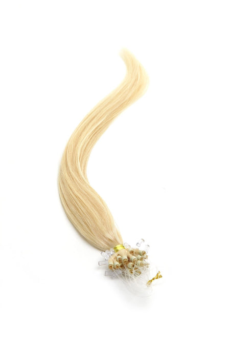Micro Ring Hair Extensions | 22 inch Starlight Blonde (613) - beautyhair.co.ukHair Extensions