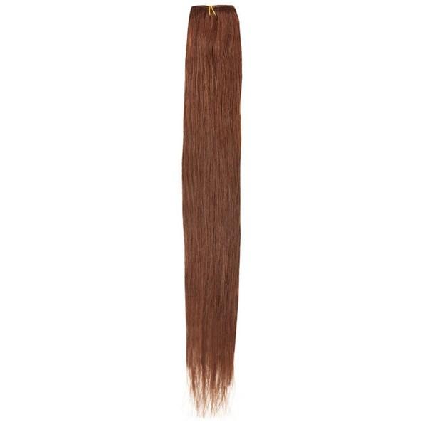 Single Weft Clip in Hair 18" Auburn 30 - Beauty Hair Products LtdHair Extensions