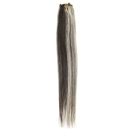 Single Weft Clip in Hair 18" Black & White 1B/22 - Beauty Hair Products LtdHair Extensions