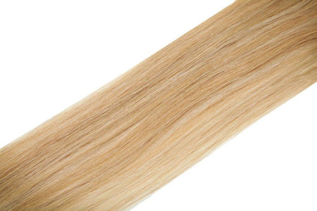 Single Weft Clip In Hair 18" Blonde Blend 25/24 - Luxurious Voluminous Instant Hair Extension - beautyhair.co.ukHair Extensions