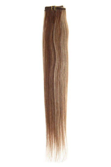 Single Weft Clip in Hair 18" Blonde Brown Mix 4/27 - beautyhair.co.ukHair Extensions