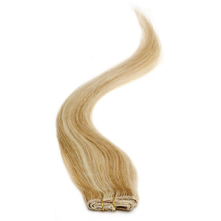 Single Weft Clip in Hair 18" Blondest Bronze / Blonde (22-27) - beautyhair.co.ukHair Extensions