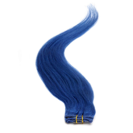 Single Weft Clip in Hair 18" BLUE - Beauty Hair Products LtdHair Extensions