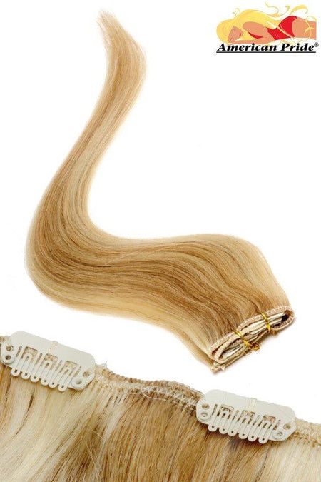 Single Weft Clip in Hair 18" Bronze / Starlight Blonde (27/613) - Beauty Hair Products LtdHair Extensions