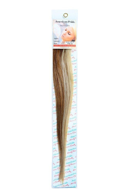 Single Weft Clip in Hair 18" Brownie Blonde Blend (10/22) - beautyhair.co.ukHair Extensions