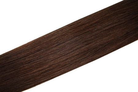 Single Weft Clip in Hair 18" - Darkest Brown 2 - 100% Human Hair - beautyhair.co.ukHair Extensions