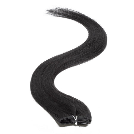 Single Weft Clip in Hair 18" Jet Black (1) - Beauty Hair Products LtdHair Extensions