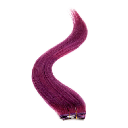 Single Weft Clip in Hair 18" PURPLE - Beauty Hair Products LtdHair Extensions