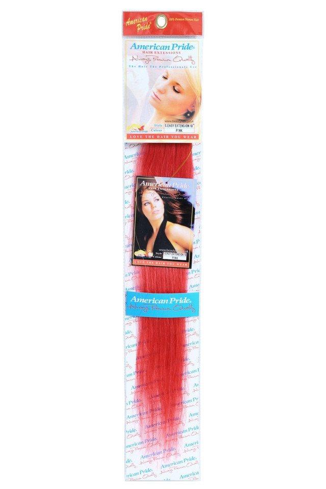 Single Weft Clip in Hair 18" RED - Beauty Hair Products LtdHair Extensions