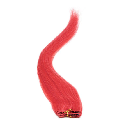Single Weft Clip in Hair 18" RED - Beauty Hair Products LtdHair Extensions