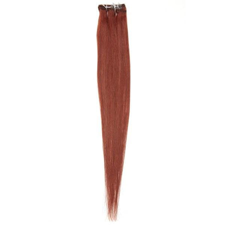 Single Weft Clip in Hair Extensions 18" - Spiced Auburn Colour 32 - beautyhair.co.ukHair Extensions