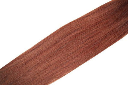 Single Weft Clip in Hair Extensions 18" - Spiced Auburn Colour 32 - beautyhair.co.ukHair Extensions