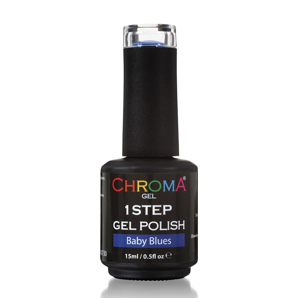 Chroma Gel 1-Step Gel Polish - Baby Blues No:88 - beautyhair.co.ukChroma Gel