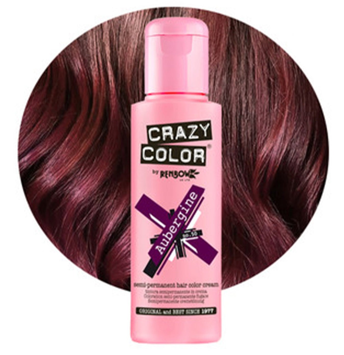 Crazy Color Semi Permanent Hair Colour Cream 100ml - beautyhair.co.uk Hair Colour