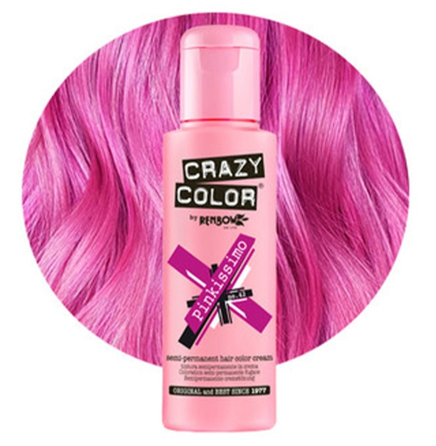 Crazy Color Semi Permanent Hair Colour Cream 100ml - beautyhair.co.ukHair Colour