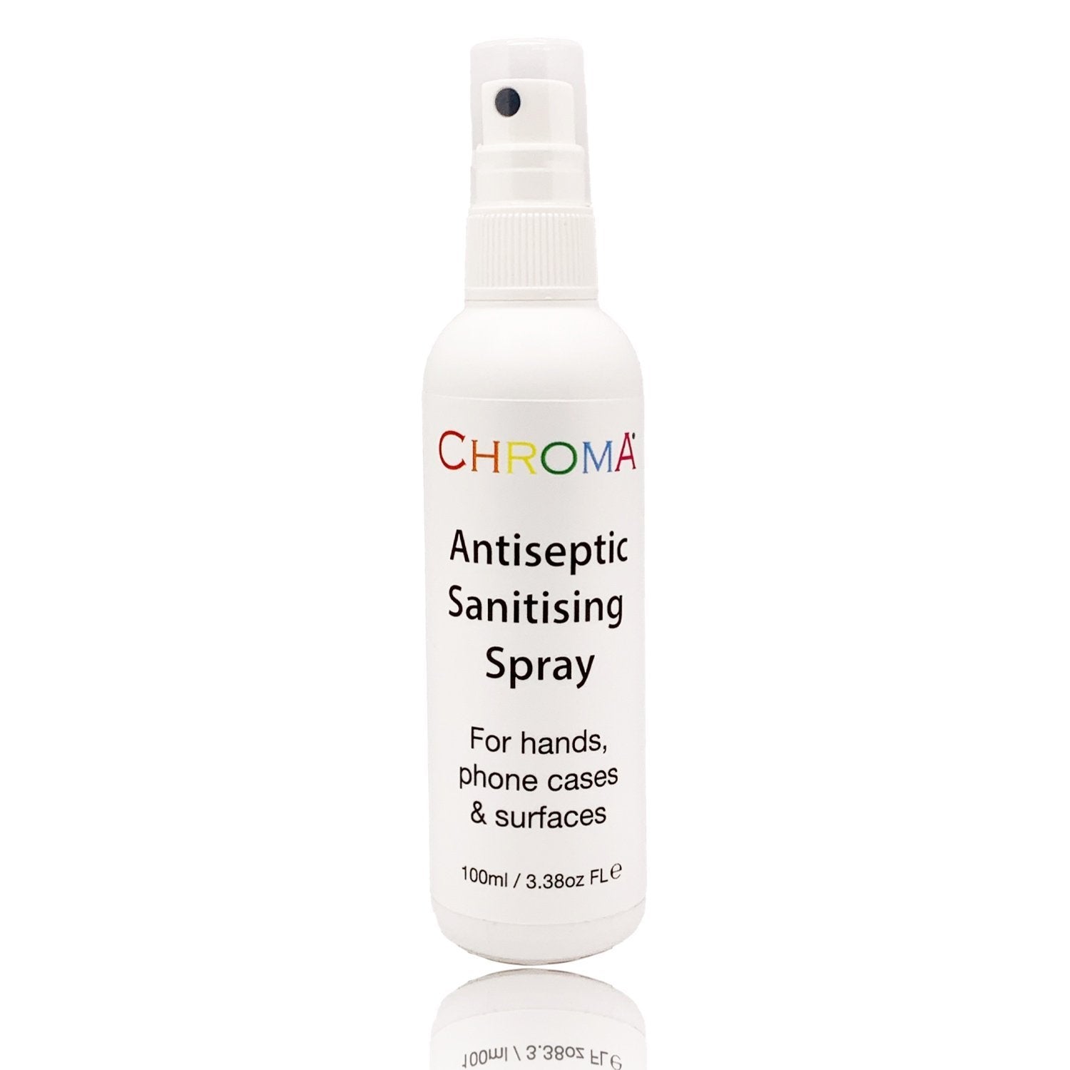 Antiseptic Sanitising Spray for Hands, Phones & Other Surfaces 100ml - Beauty Hair Products Ltd