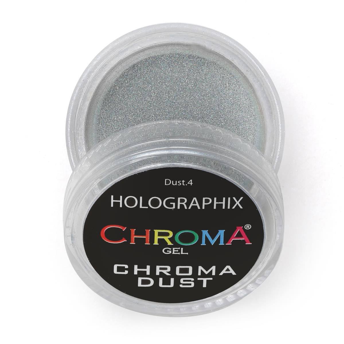 Chroma Dust No.4 Holographix Chrome Powder - Mirror Nails 1g - Beauty Hair Products Ltd