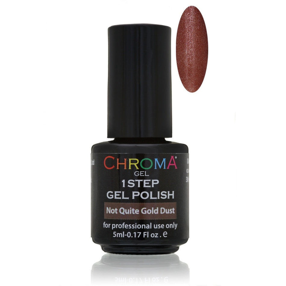 Chroma Gel 1 Step Gel Polish 5ml Not Quite Gold Dust No.62 Gel
