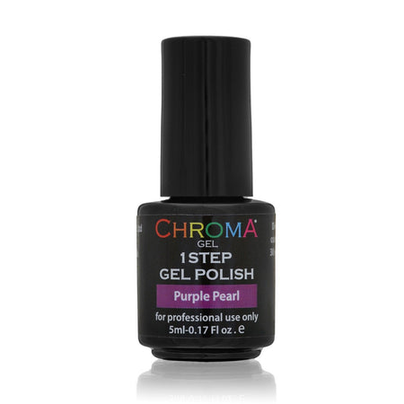 Chroma Gel 1 Step Gel Polish 5ml Purple Pearl No.63 - Beauty Hair Products LtdChroma Gel