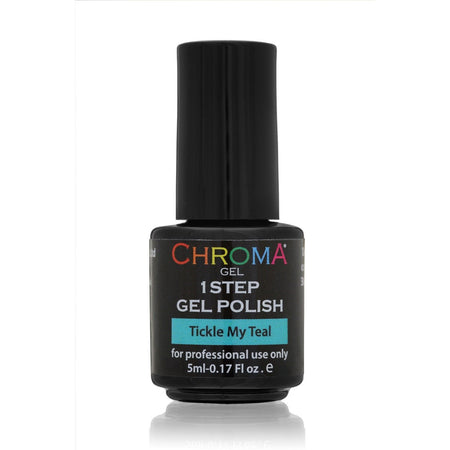 Chroma Gel 1 Step Gel Polish 5ml Tickle My Teal No.61 - Beauty Hair Products LtdChroma Gel