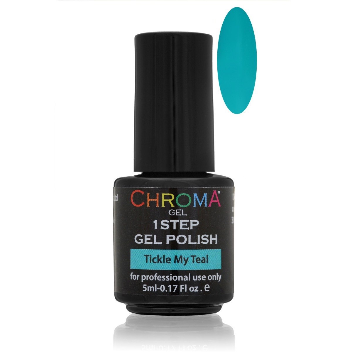 Chroma Gel 1 Step Gel Polish 5ml Tickle My Teal No.61 - Beauty Hair Products LtdChroma Gel