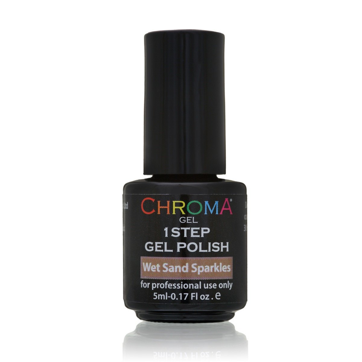 Chroma Gel 1 Step Gel Polish 5ml Wet Sand Sparkles No.64 - Beauty Hair Products LtdChroma Gel