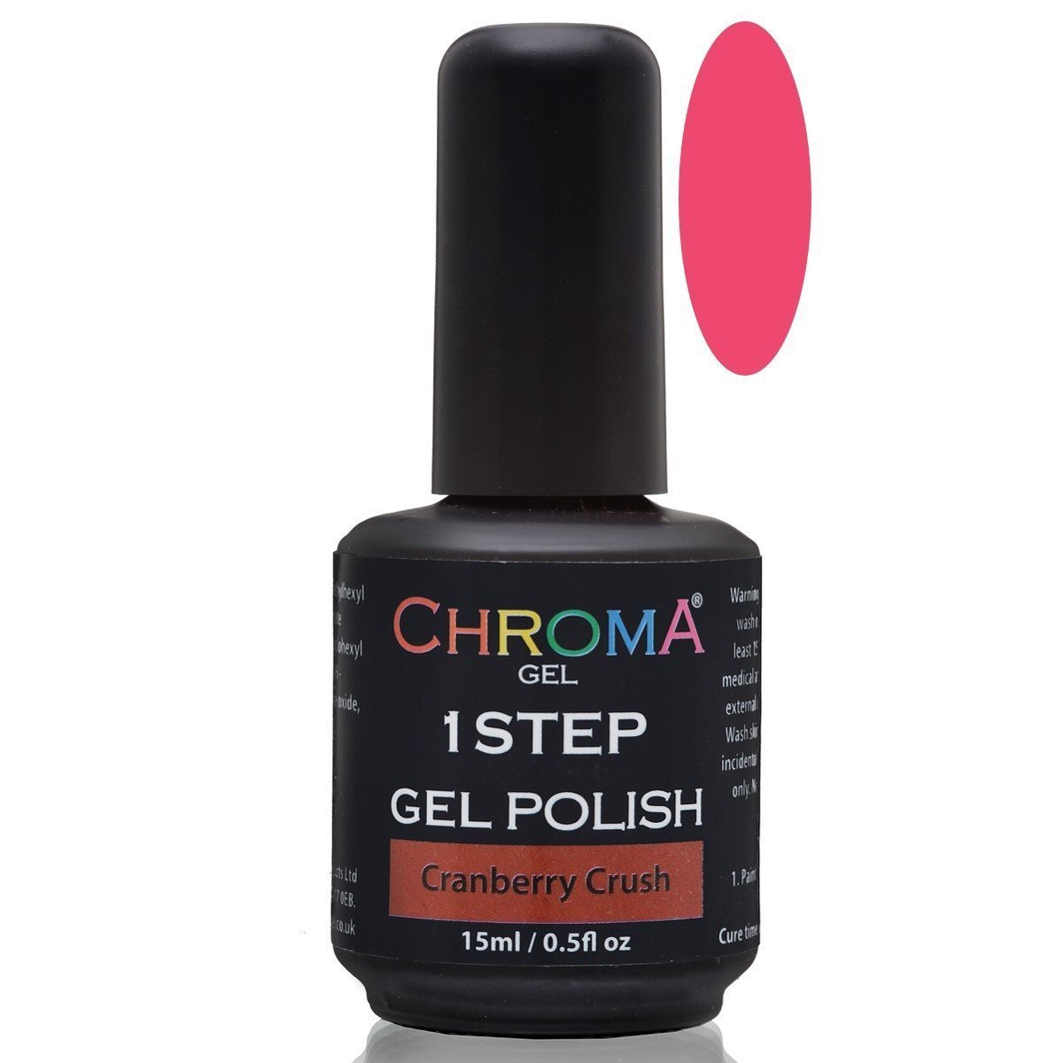 Chroma Gel 1 Step Gel Polish Cranberry Crush No.48 - beautyhair.co.ukChroma Gel