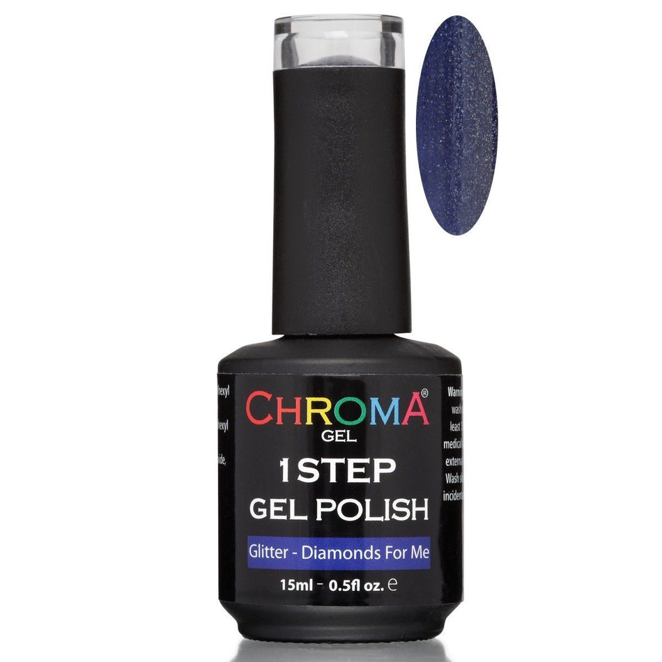 Chroma Gel 1 Step Gel Polish Diamonds For Me No.10 - Beauty Hair Products LtdChroma Gel