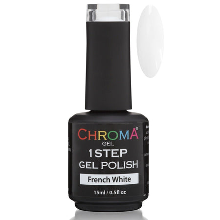 Chroma Gel 1-Step French White Gel Polish - beautyhair.co.ukChroma Gel