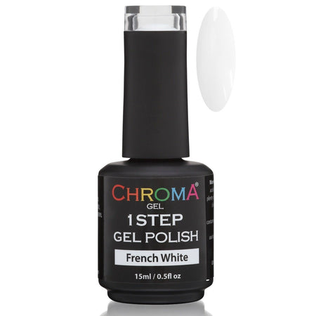 Chroma Gel 1-Step French White Gel Polish Gel