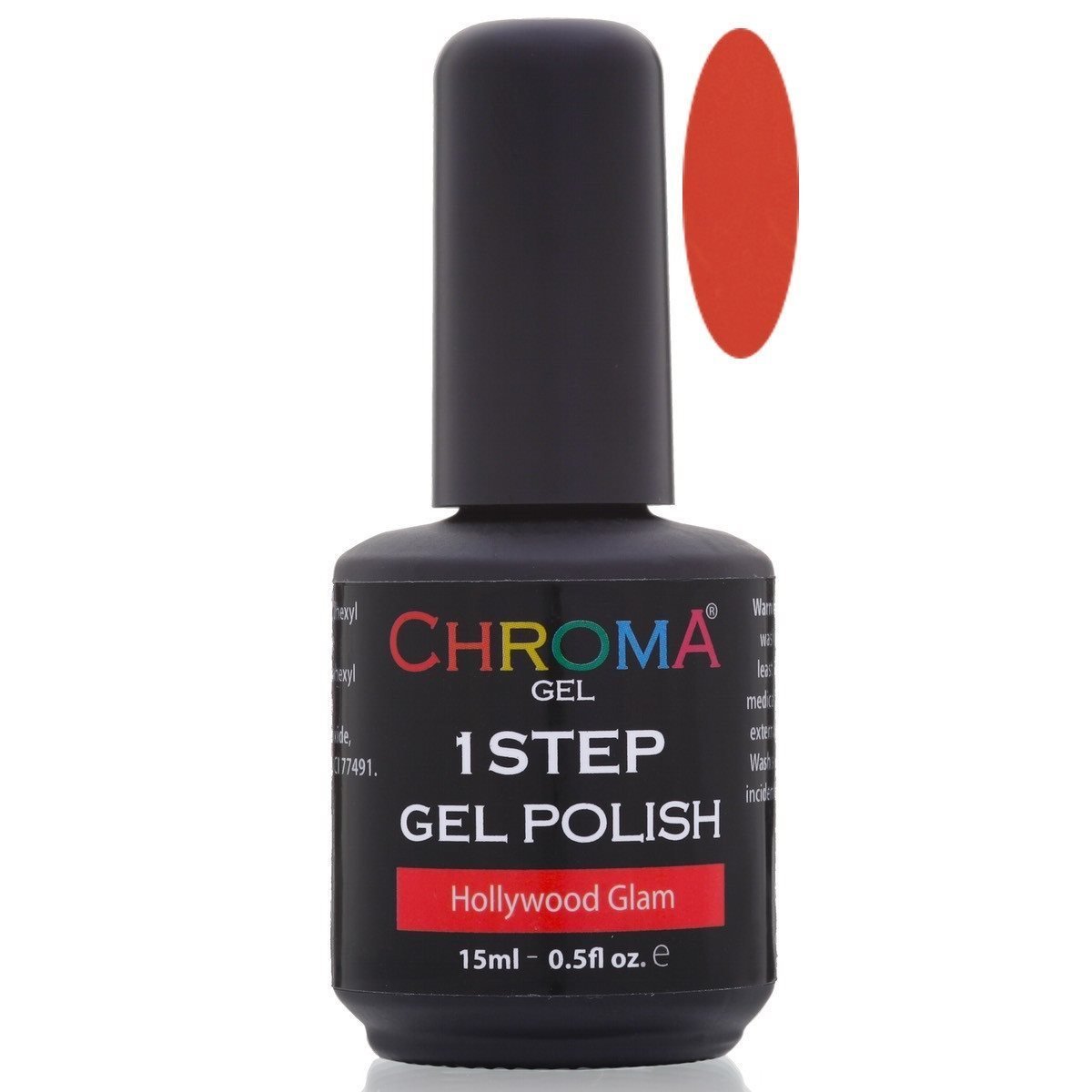 Chroma Gel Hollywood Glam No.22 - Long-Lasting Burnt Red 1 Step Gel Polish - beautyhair.co.ukChroma Gel