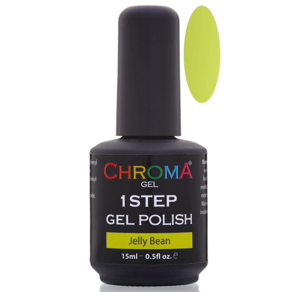 Chroma Gel 1 Step Neon Green/Yellow Gel Polish No.4 - beautyhair.co.ukChroma Gel