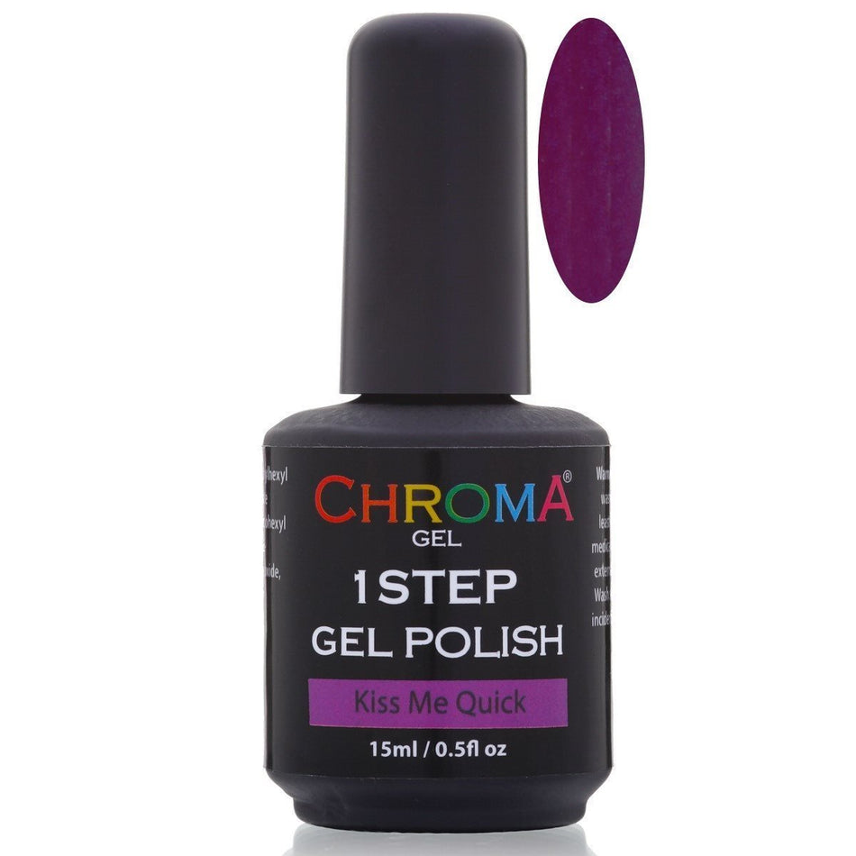 Chroma Gel 1-Step Gel Polish in Kiss Me Quick No.9 - beautyhair.co.ukChroma Gel