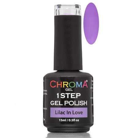 Chroma Gel 1 Step Gel Polish Lilac In Love No.57 - Beauty Hair Products LtdChroma Gel